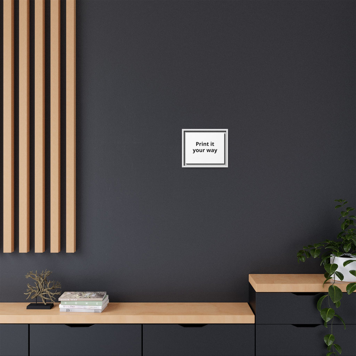 Quadro em Tela Personalizável com Moldura