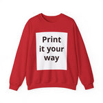 Sweatshirt de Gola Redonda masculino Personalizável