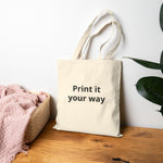 Tote Bag de Lona Personalizável