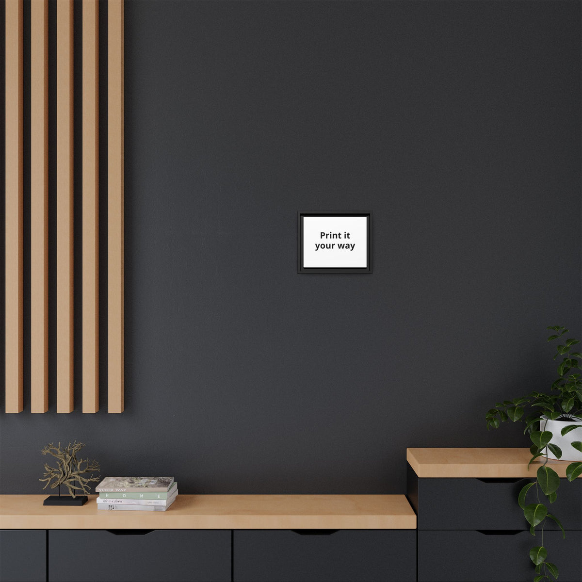 Quadro em Tela Personalizável com Moldura