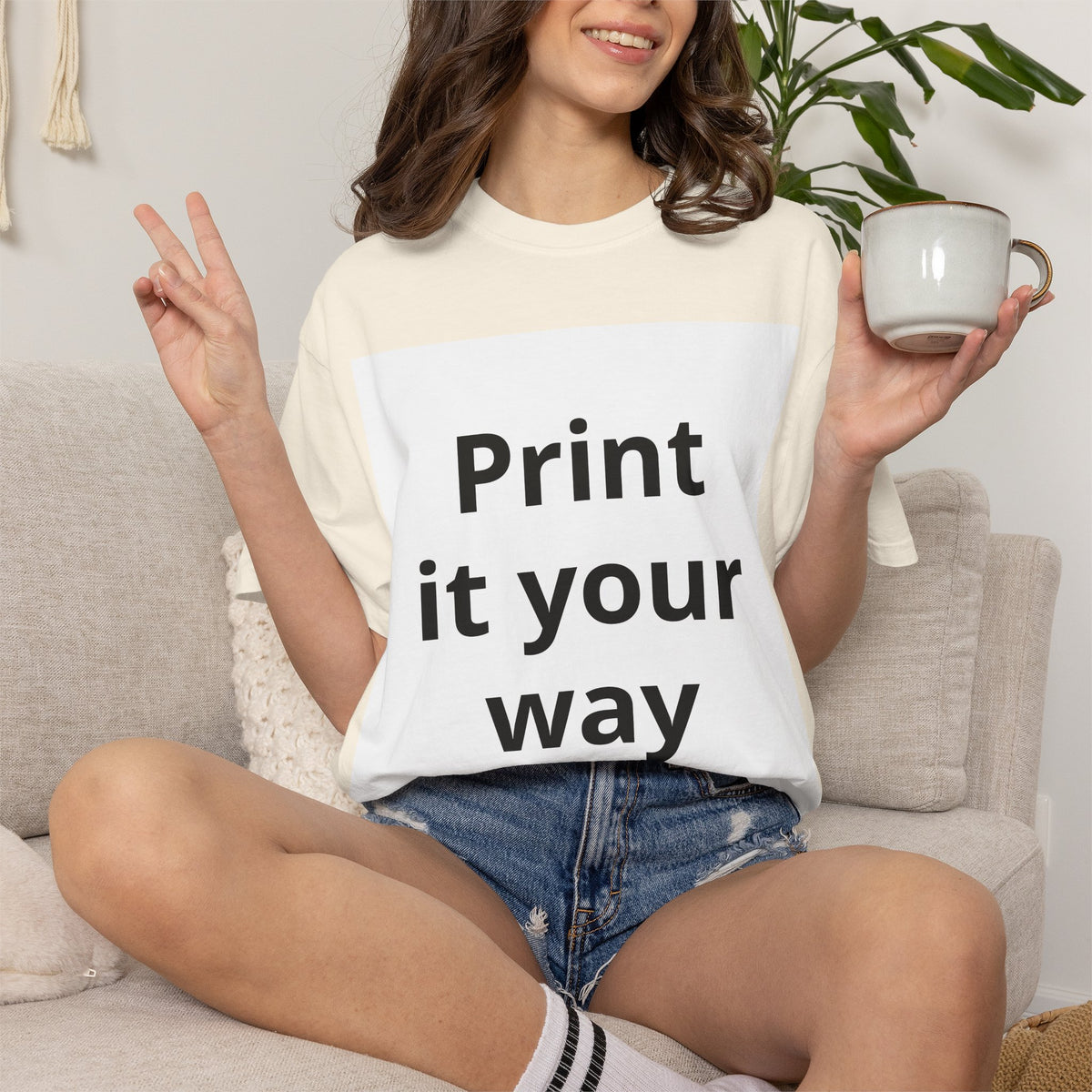 T-Shirt Personalizável Comfort Colors
