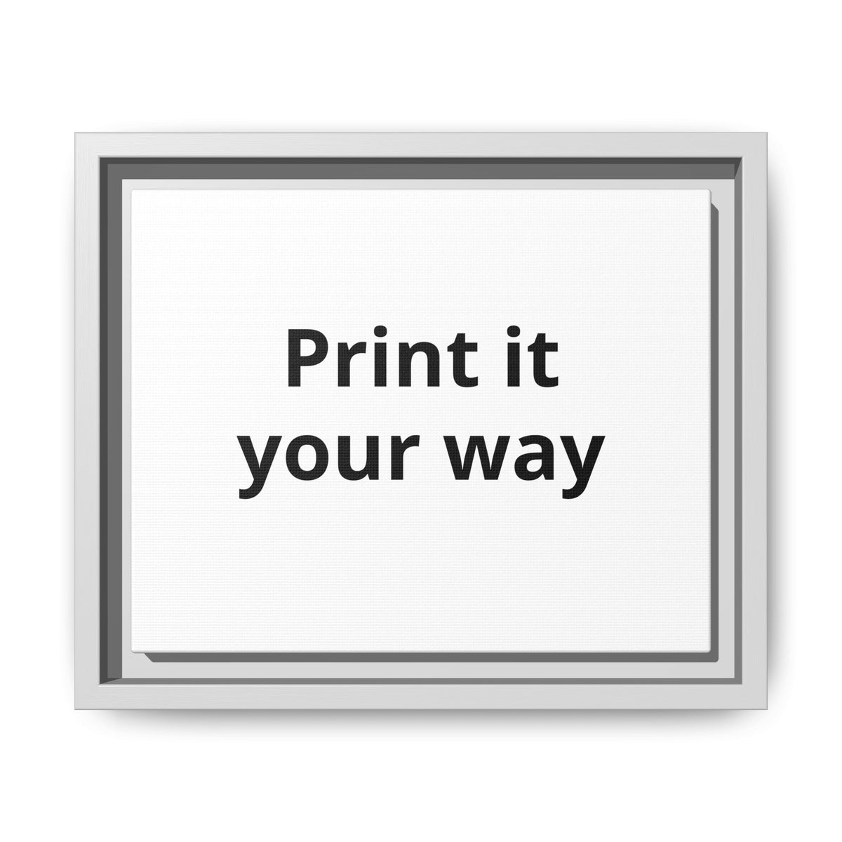 Quadro em Tela Personalizável com Moldura