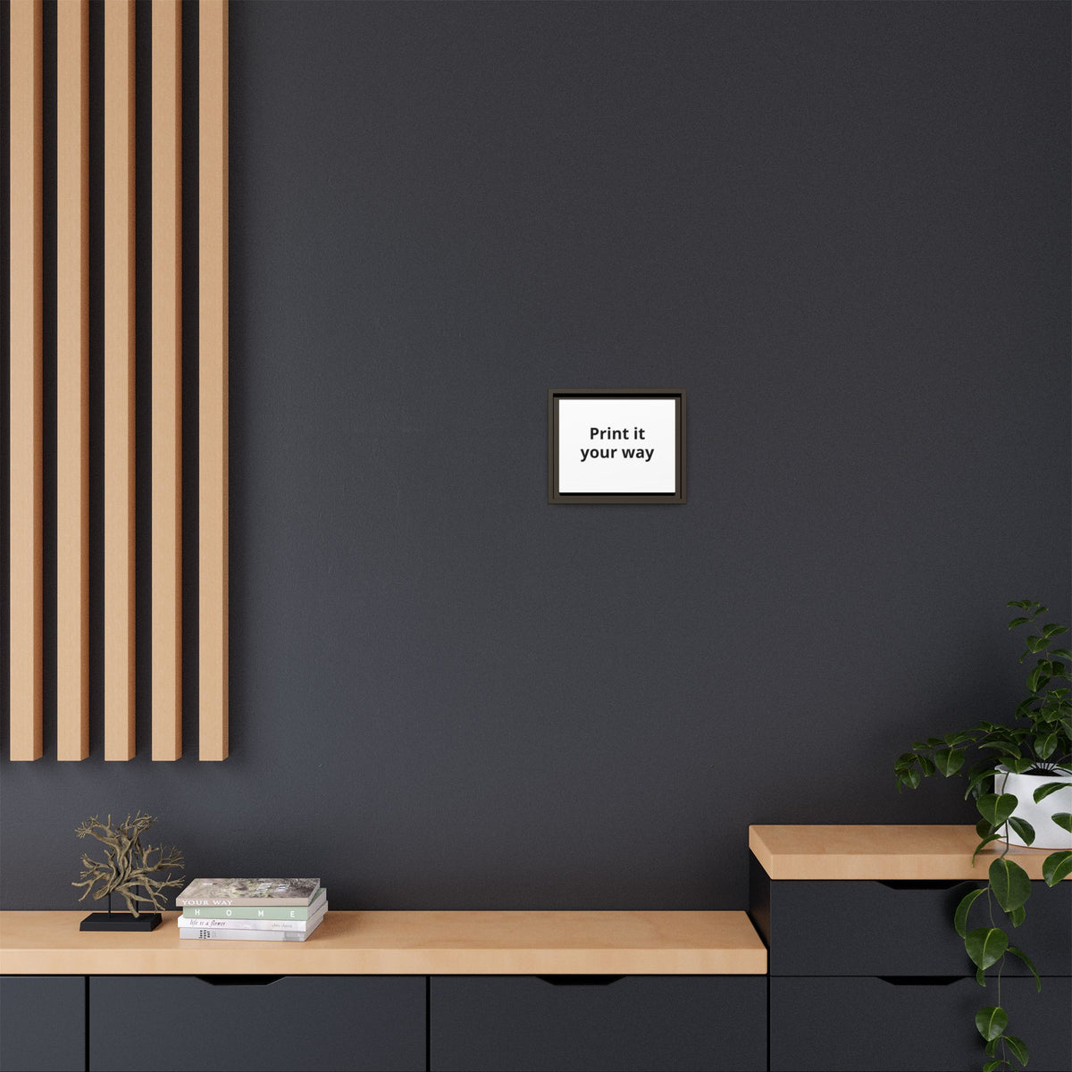 Quadro em Tela Personalizável com Moldura
