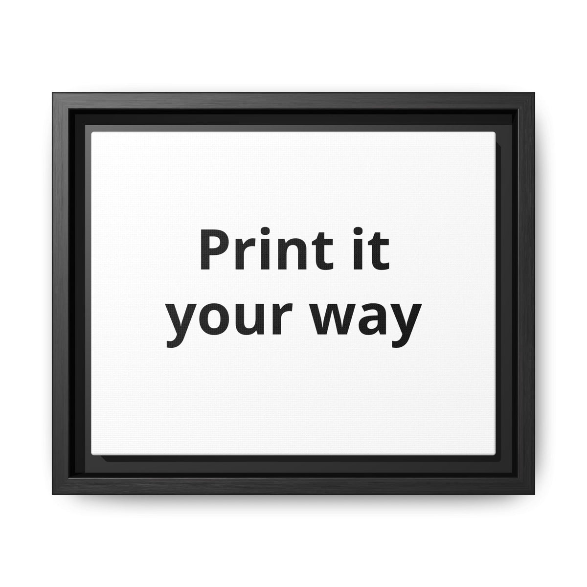 Quadro em Tela Personalizável com Moldura