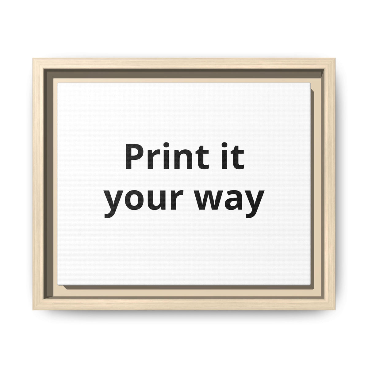 Quadro em Tela Personalizável com Moldura