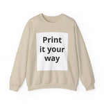 Sweatshirt de Gola Redonda masculino Personalizável
