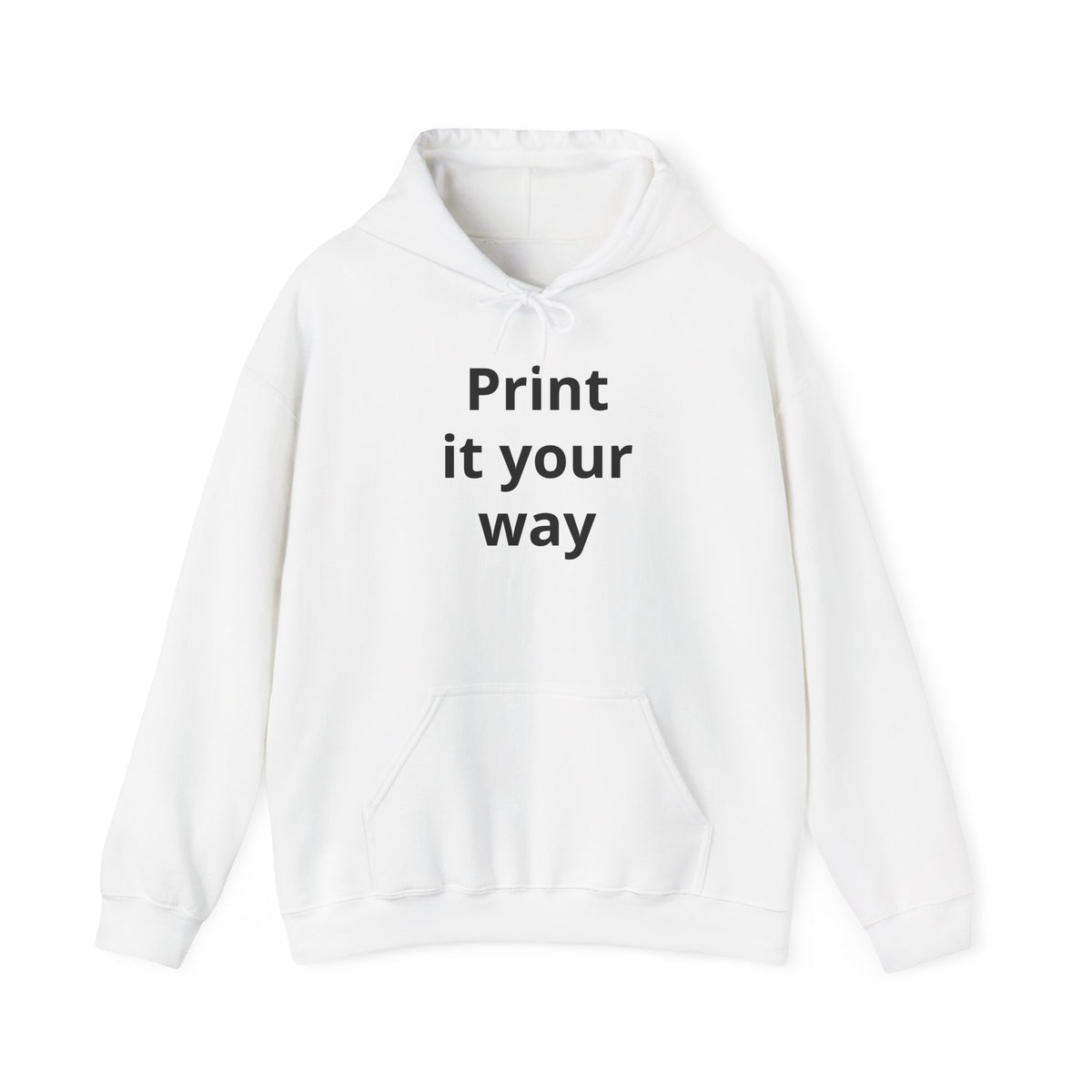 Hoodie Branco Personalizável