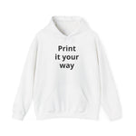 Hoodie Branco Personalizável