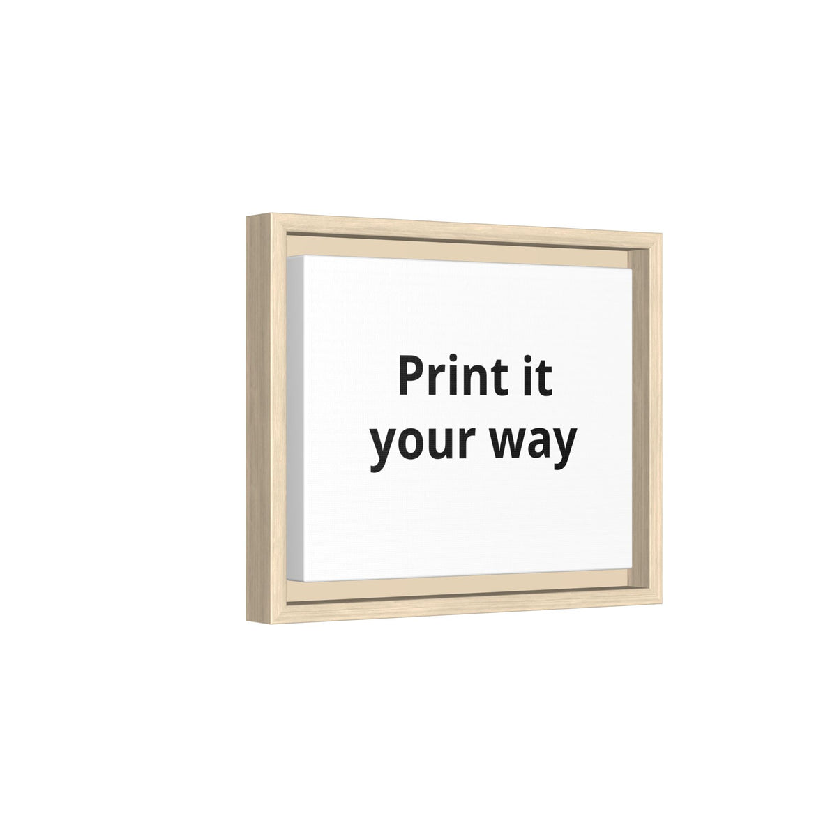 Quadro em Tela Personalizável com Moldura