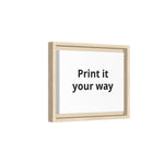 Quadro em Tela Personalizável com Moldura