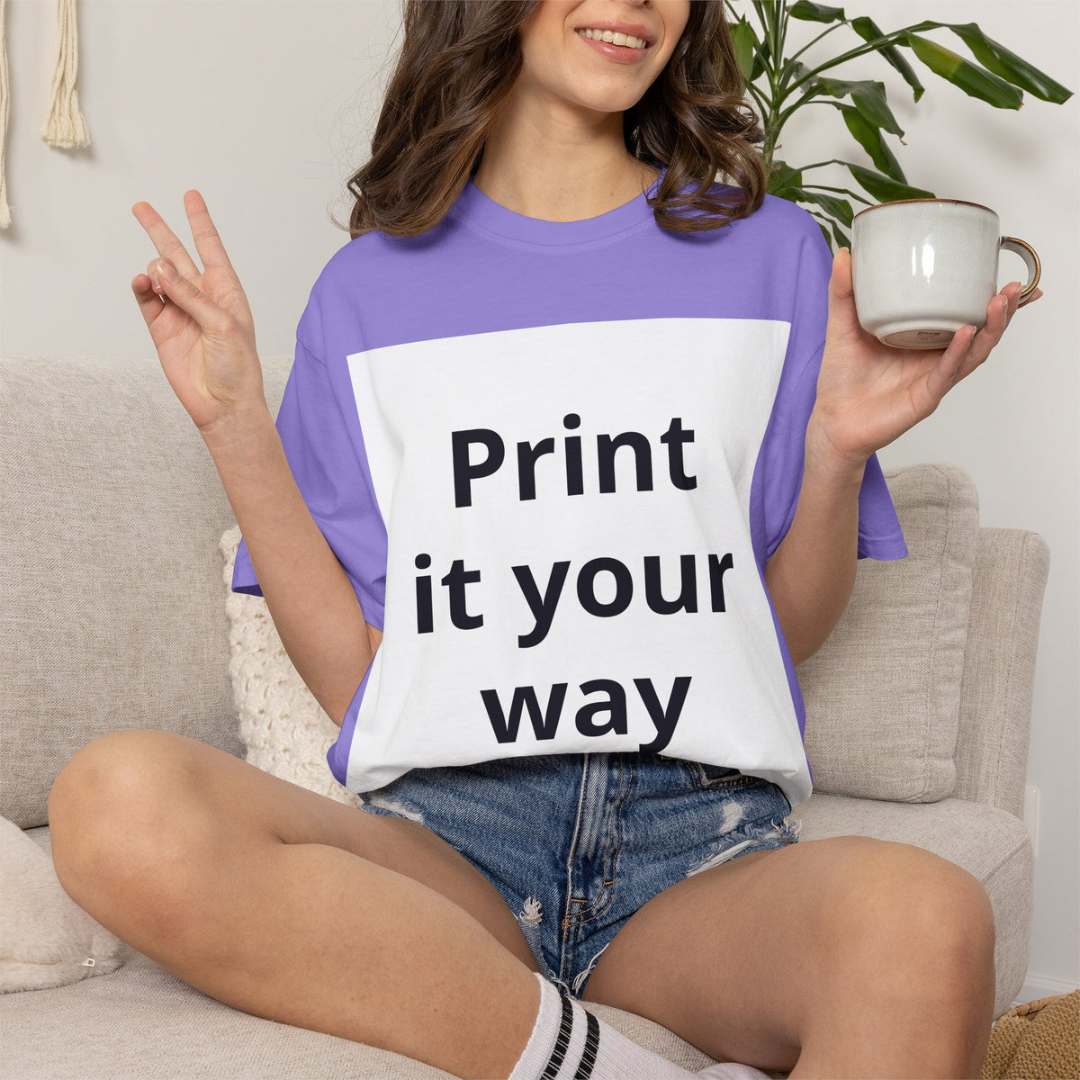 T-Shirt Personalizável Comfort Colors