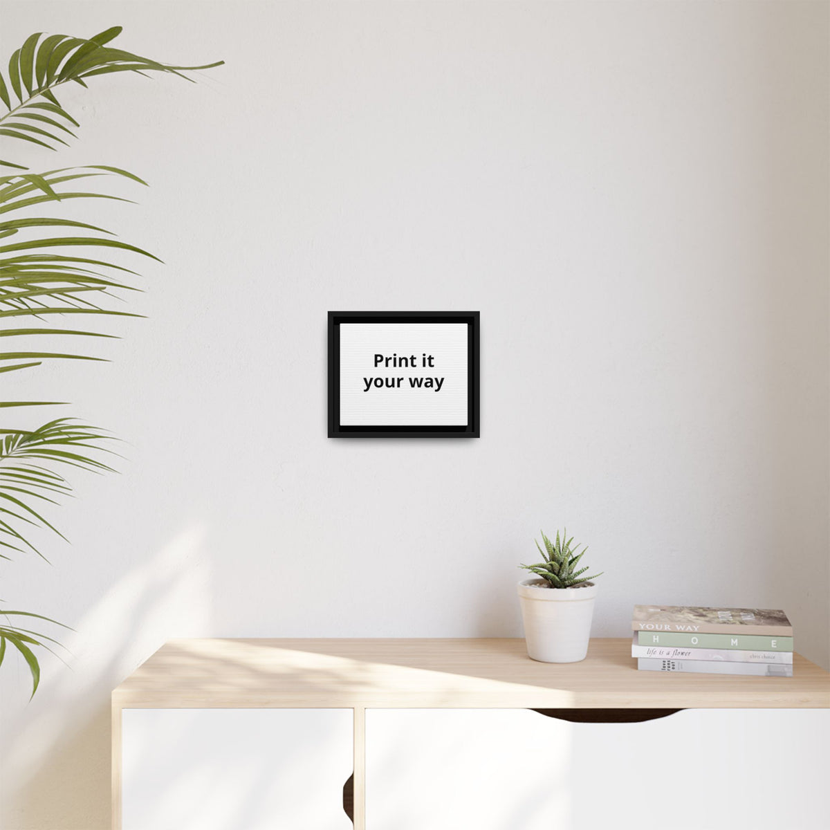 Quadro em Tela Personalizável com Moldura
