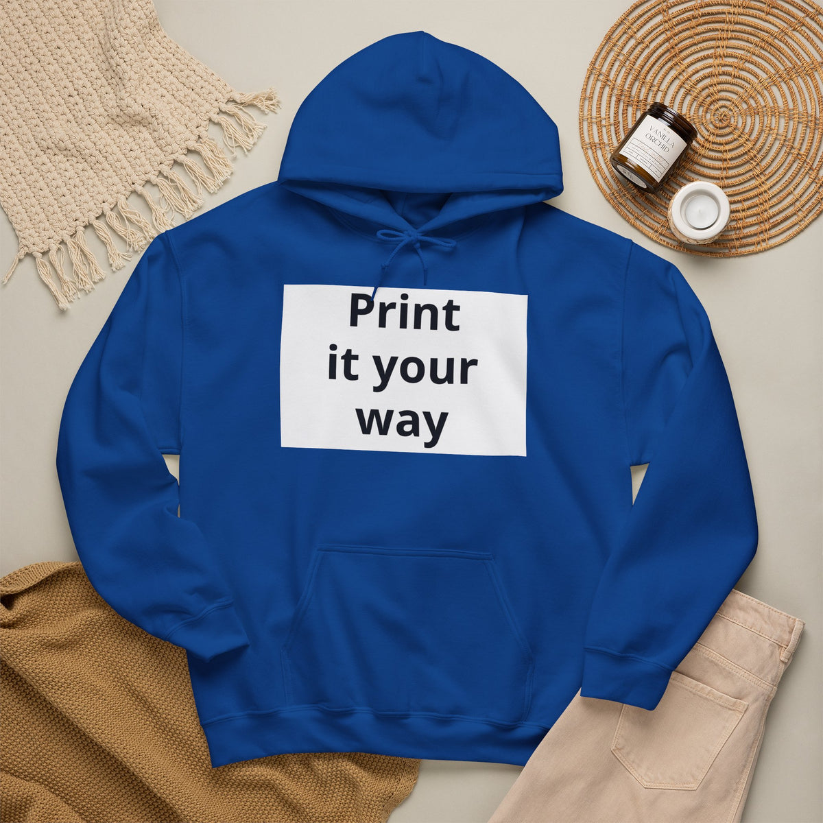 Hoodie Branco Personalizável