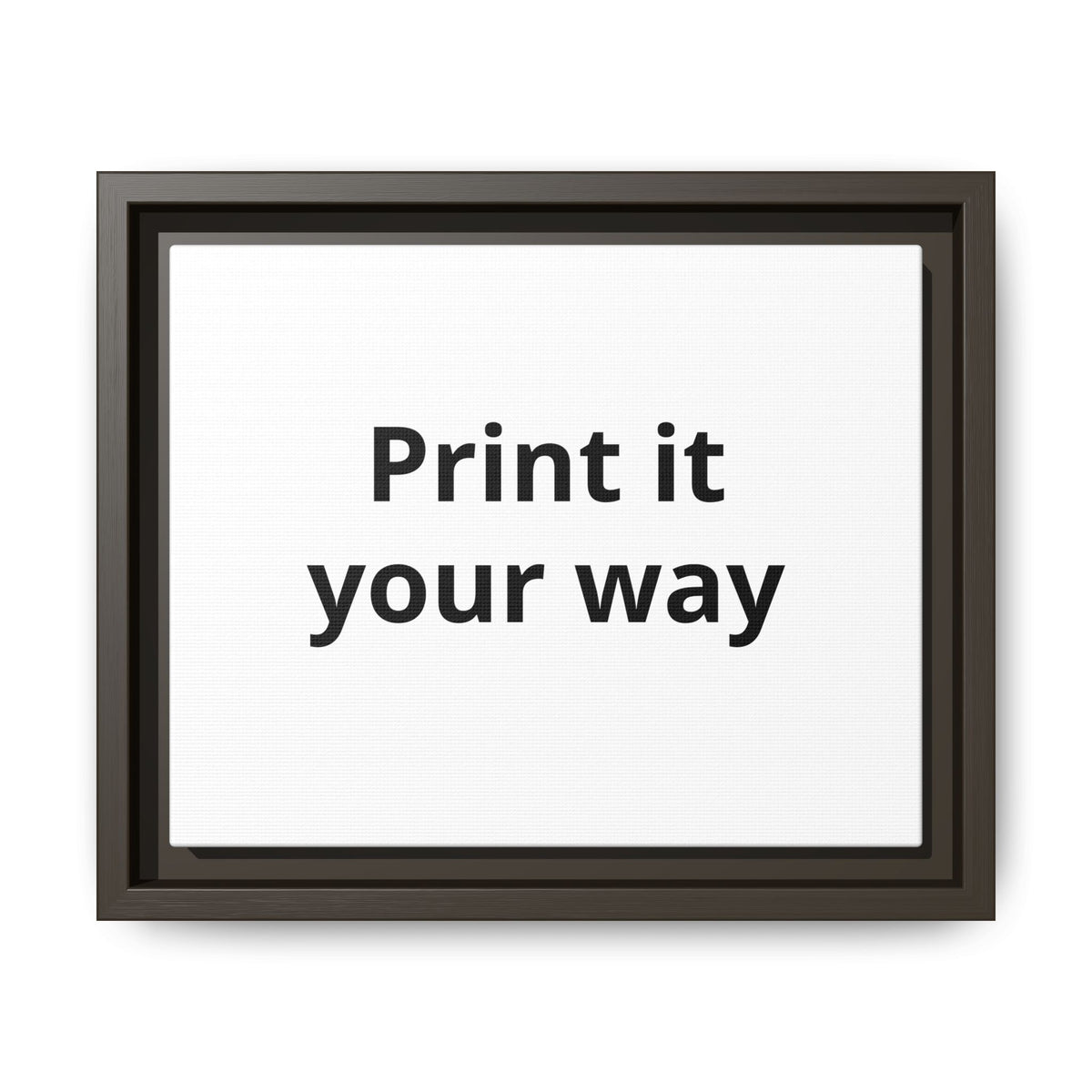 Quadro em Tela Personalizável com Moldura