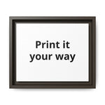 Quadro em Tela Personalizável com Moldura