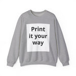 Sweatshirt de Gola Redonda masculino Personalizável