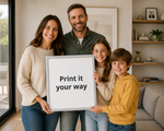 Quadro em Tela Personalizável com Moldura
