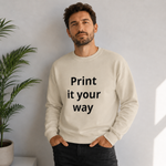 Sweatshirt de Gola Redonda masculino Personalizável