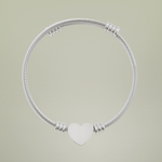 Pulseira Cuff Personalizável com Coração